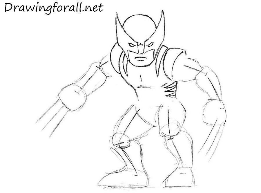 how to draw logan for beginners