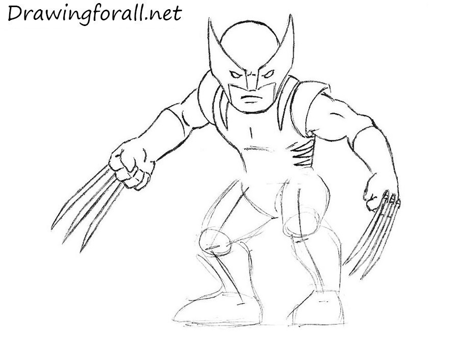 how to draw logan for children