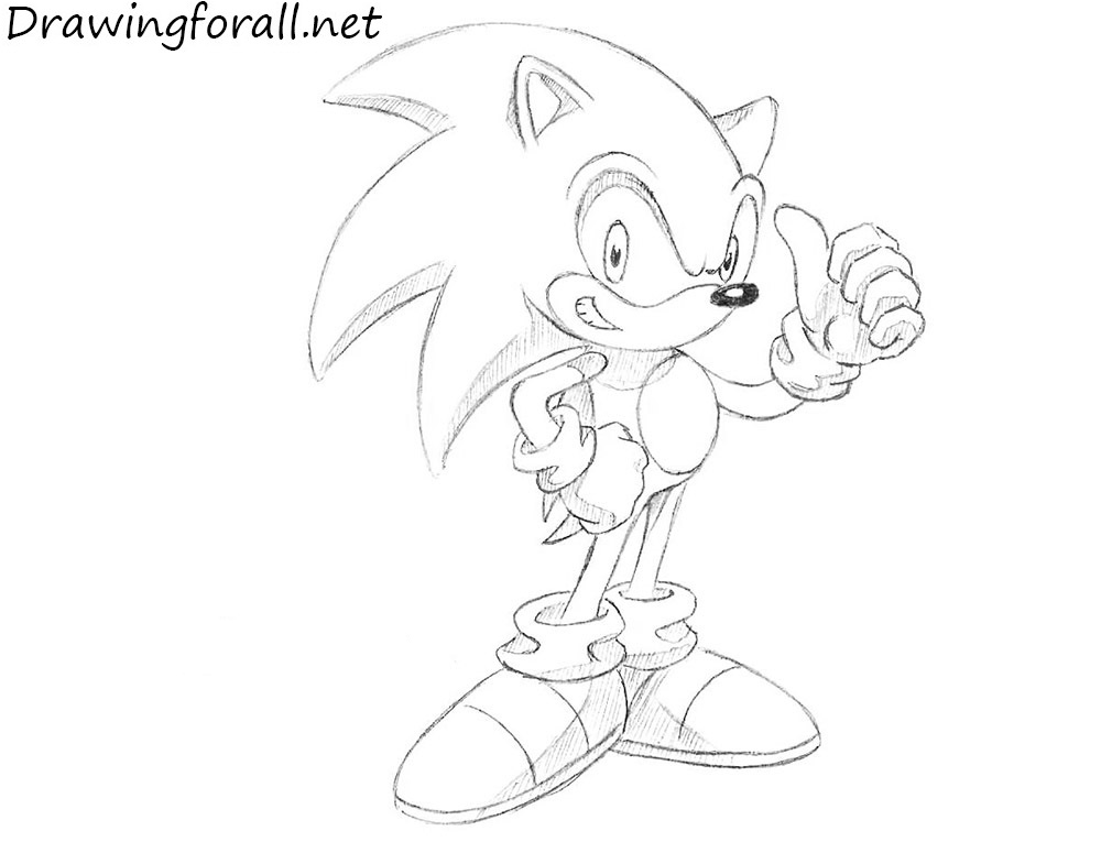 Drawing For All — How to Draw Sonic the Hedgehog