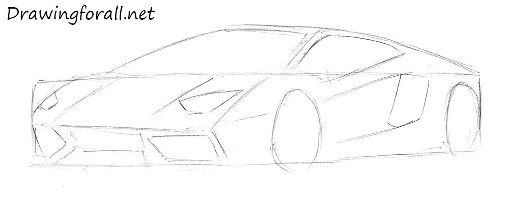 How to Draw a Lamborghini | Drawingforall.net