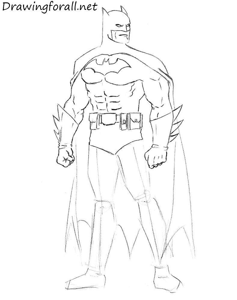 How to Draw Batman Step by Step