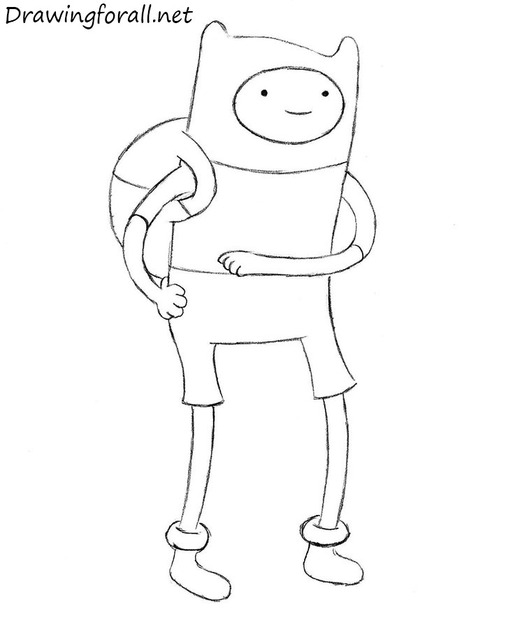 How to Draw Finn from Adventure Time