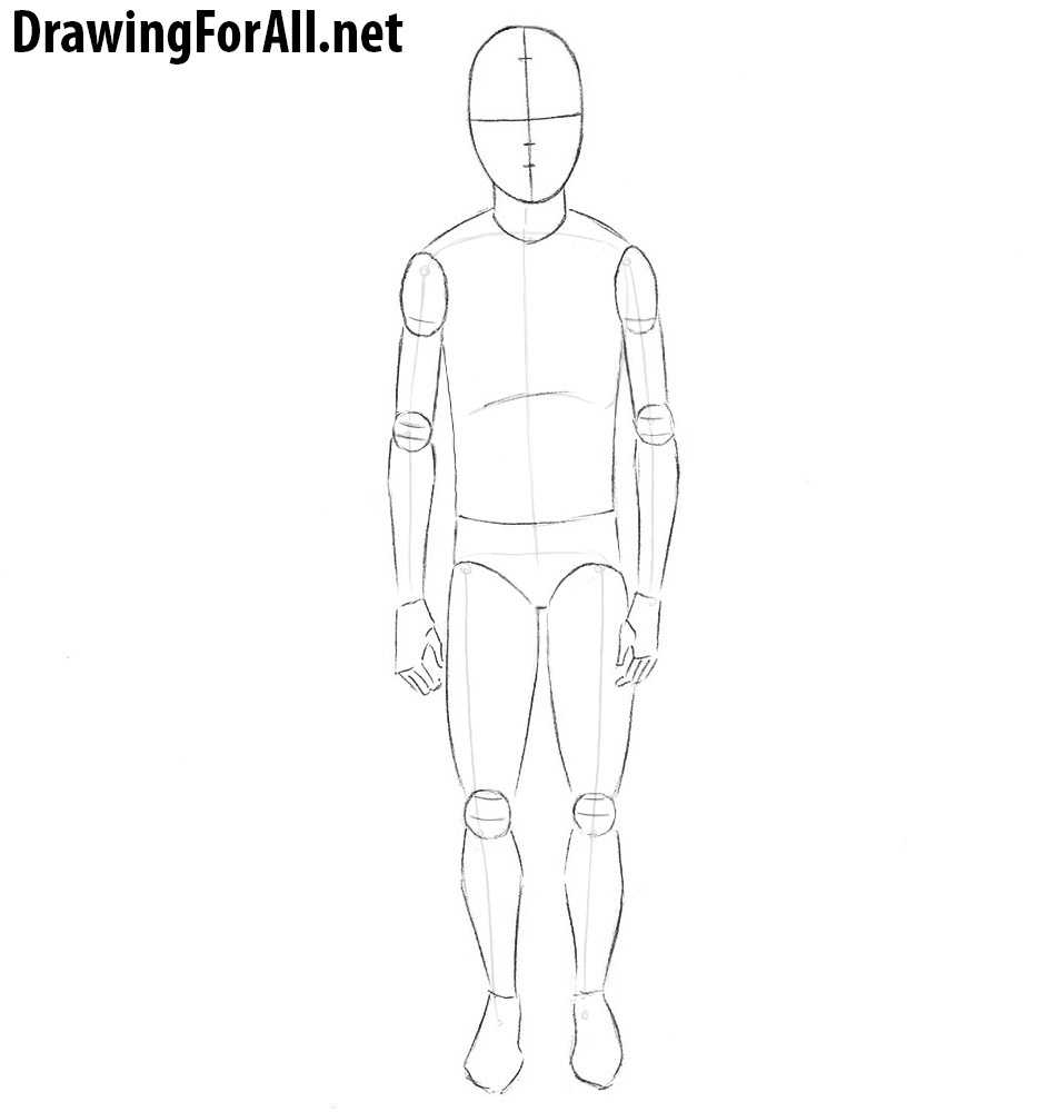 How To Draw A Body Step By Step Boy - Maikensmat