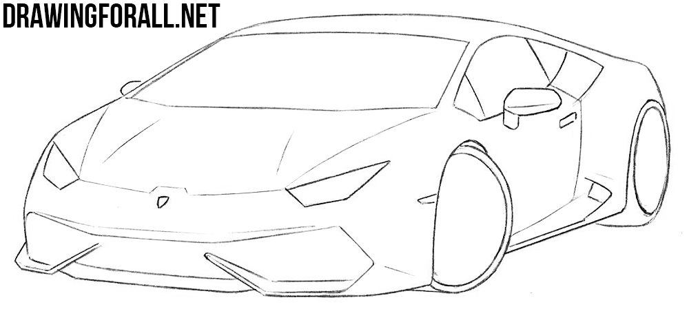 How to Draw a Sports Car Step by Step | Drawingforall.net