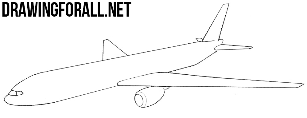 How to Draw a Plane | Drawingforall.net