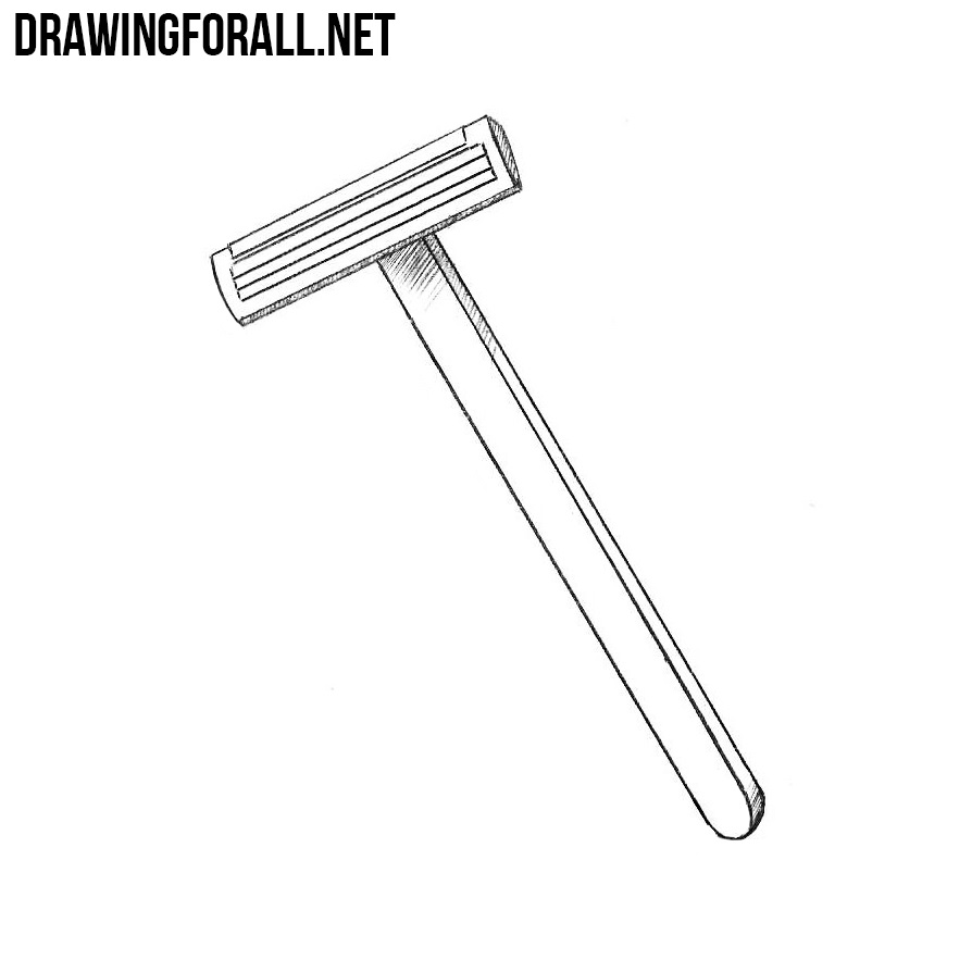 How to Draw a Razor | DrawingForAll.net