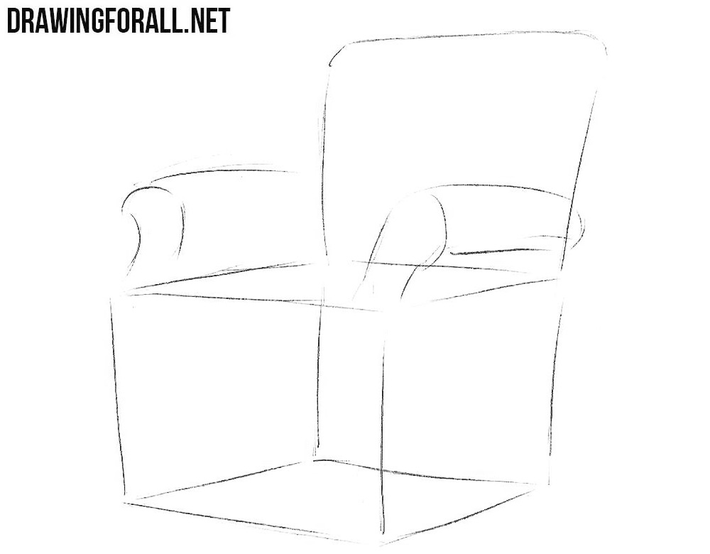 How to Draw an Armchair | Drawingforall.net