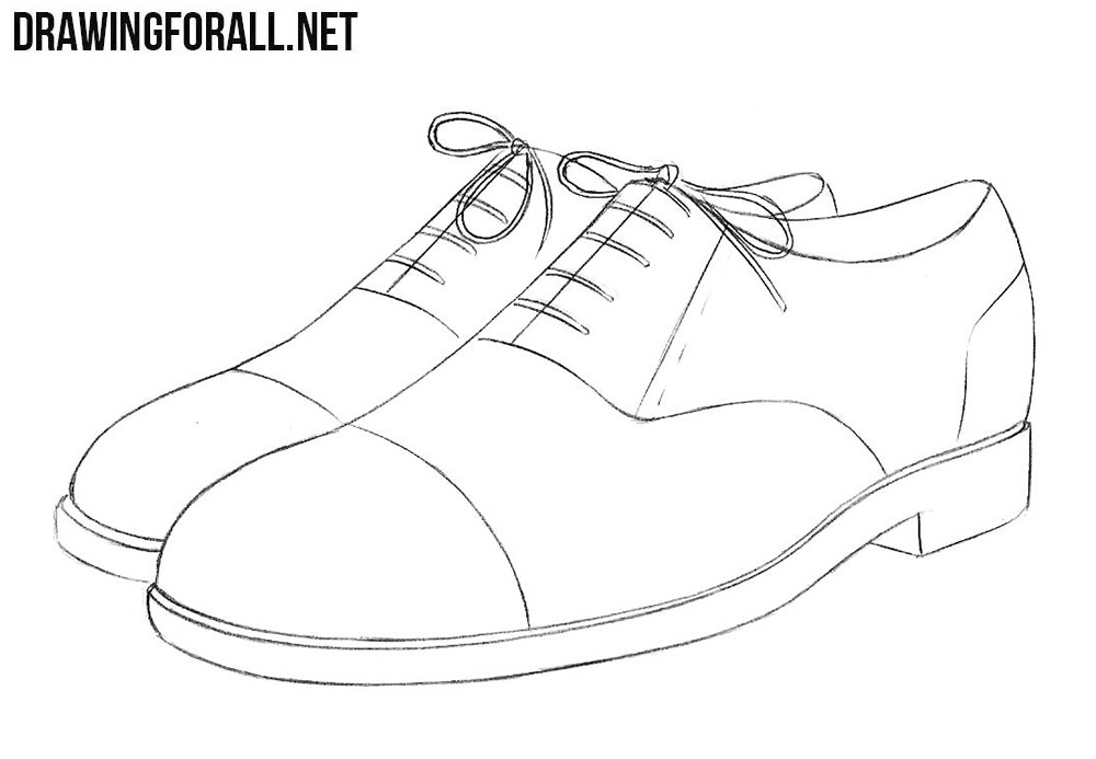 How To Draw Shoes Drawingforall Net Shoes are a very ordinary item. drawingforall net