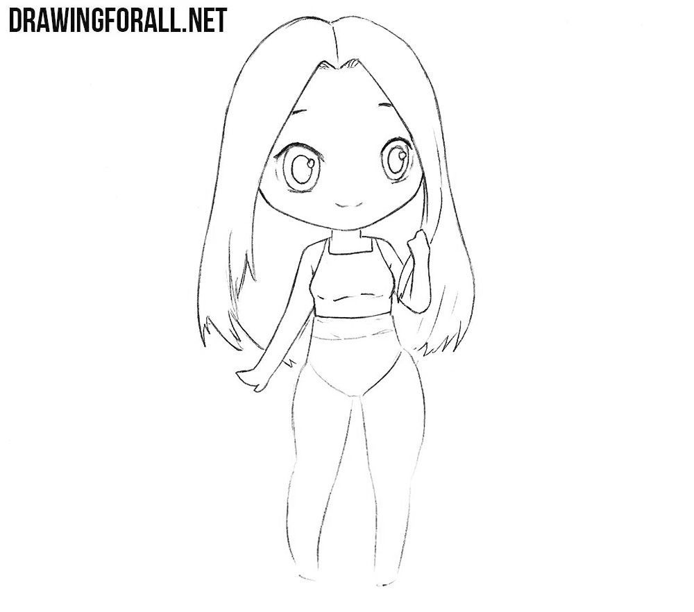 How To Draw A Chibi Girl Drawingforall Net