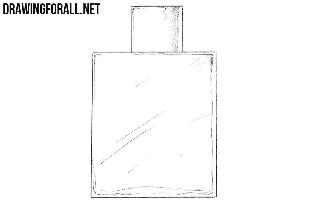 How To Draw a Perfume Bottle | Drawingforall.net