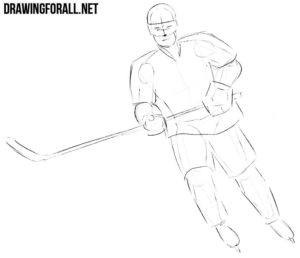 Featured image of post How To Draw A Hockey Player Today we re learning how to draw a hockey player