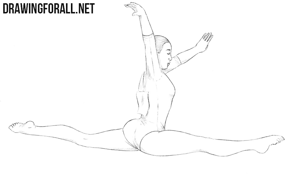 Gymnast drawing