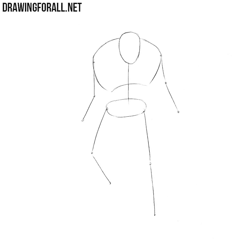 How to draw Omega Red