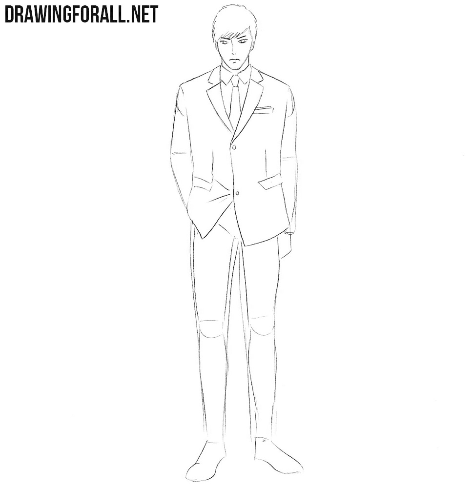 Featured image of post Man In A Suit Drawing Anime In this tutorial i will show you how to draw an anime