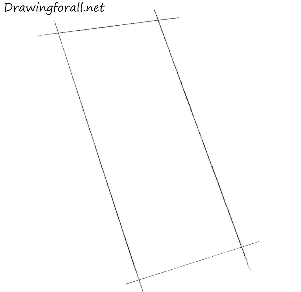 how to draw an iphone