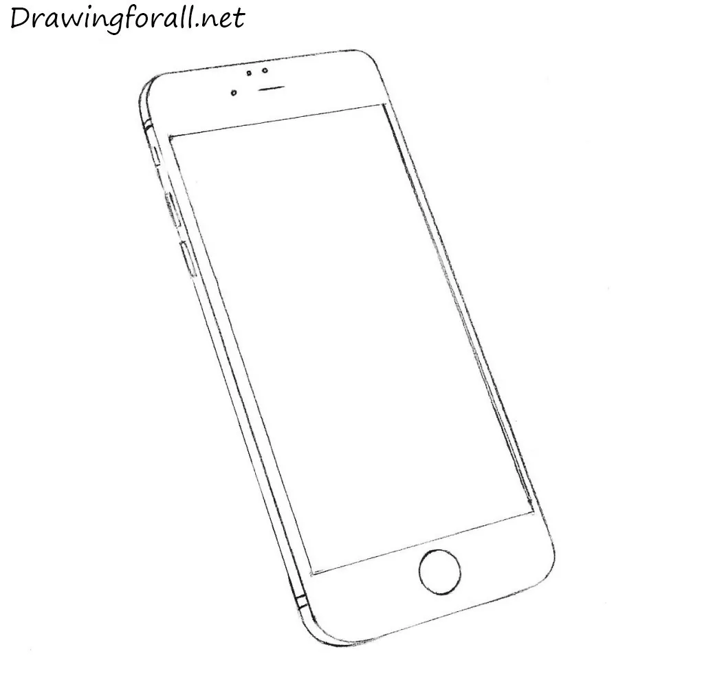 Top Cellphone Sketch Stock Vectors, Illustrations & Clip Art - iStock | Cellphone  drawing