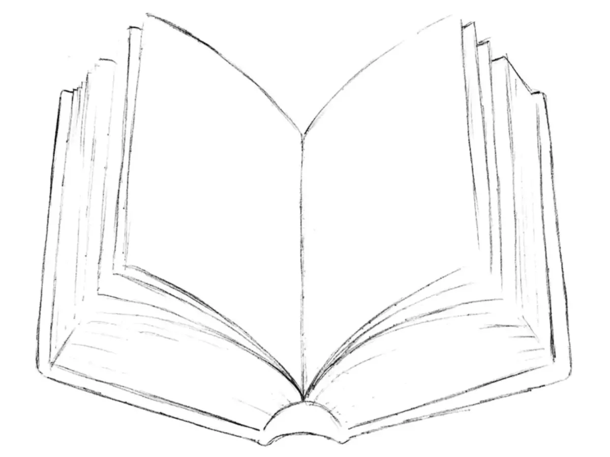 How to draw a book featured image