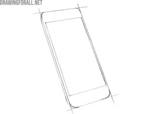 How to Draw an iPhone - Drawingforall.net