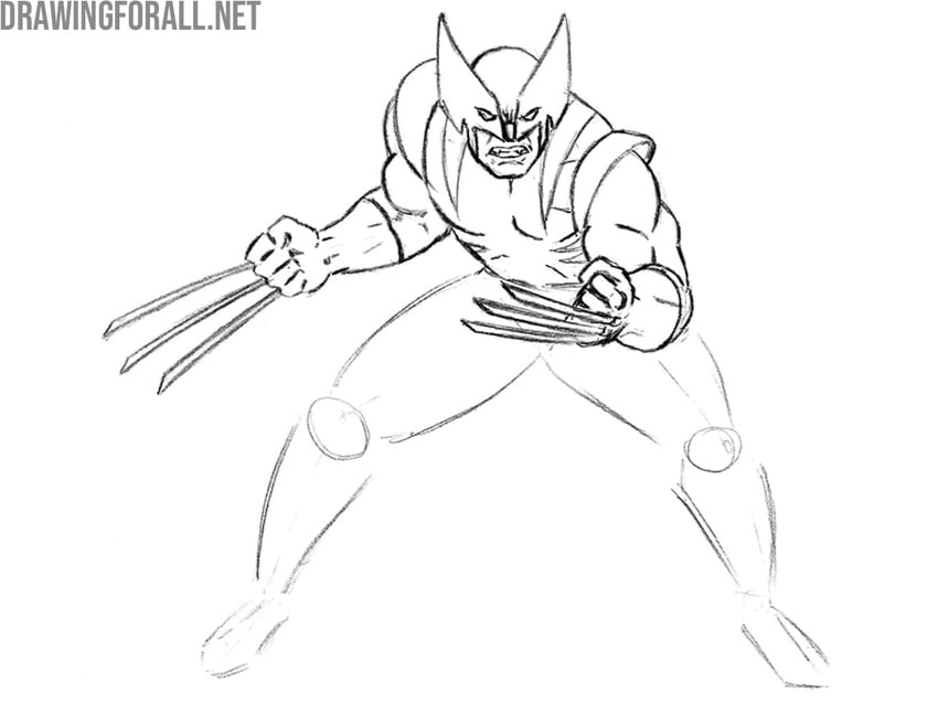 Detail the fists and adamantium claws