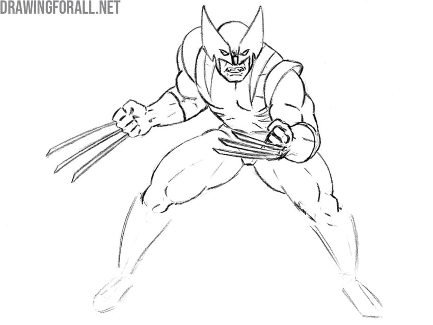 Detail the superhero’s upper legs