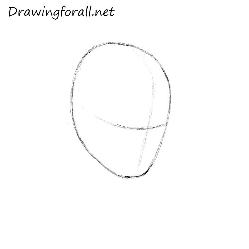 how to draw Spider-Man's mask step by step