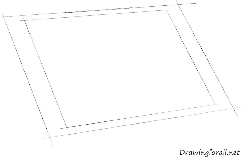 how to draw ipad step by step