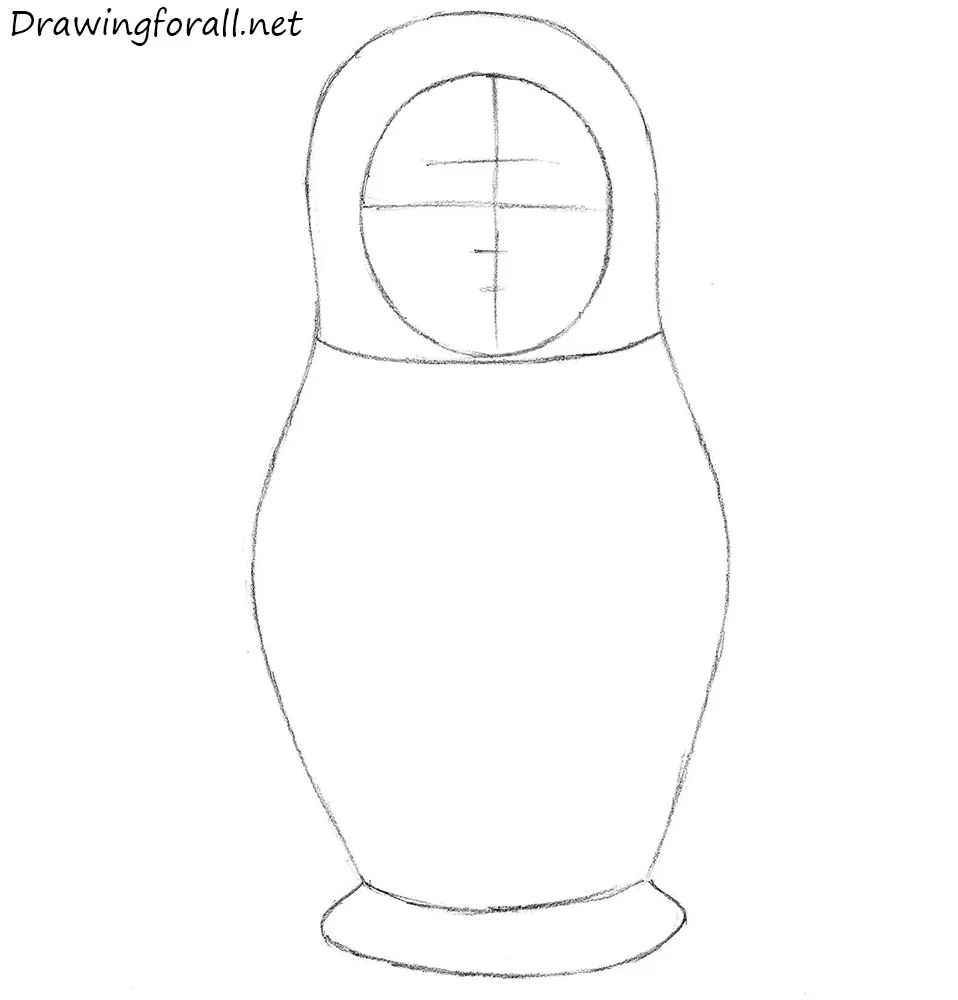 Russian nesting doll step by step