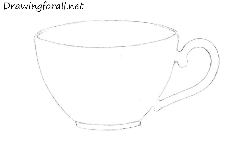 How to Draw a Cup Step by Step - EasyDrawingTips