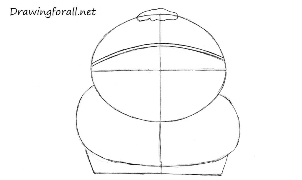 how to draw eric cartman from south park