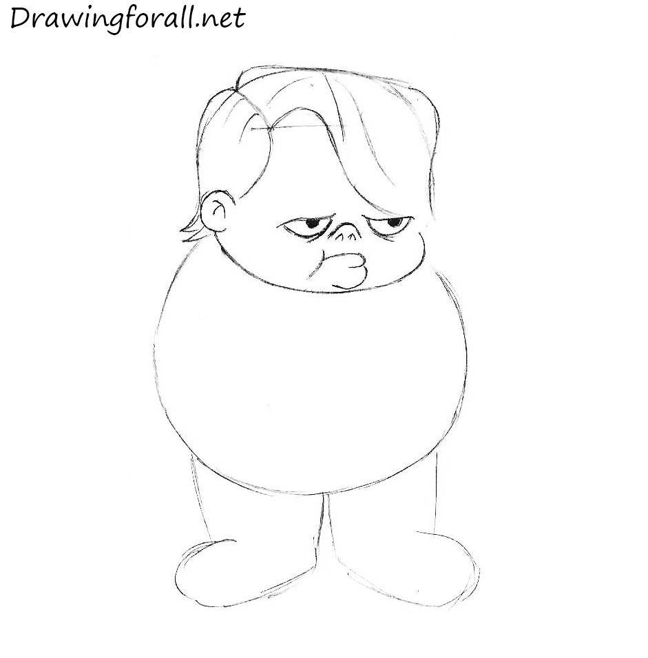 how to draw louie anderson from fox kids