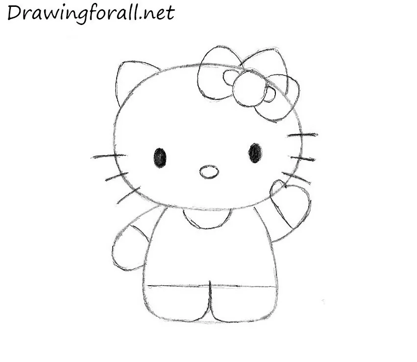 How to Draw Hello Kitty - Easy Drawing Art
