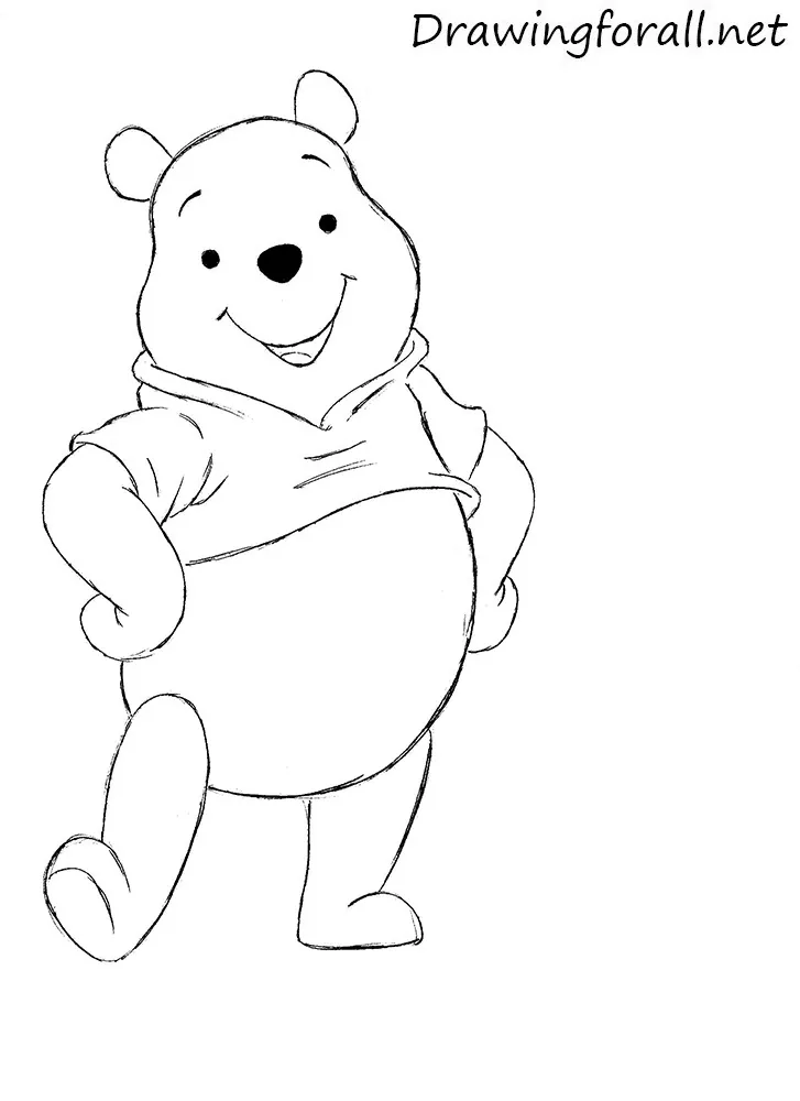 how to draw winnie the pooh