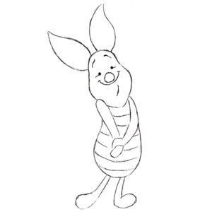 How to Draw Piglet