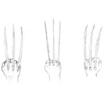 How to Draw Wolverine Claws