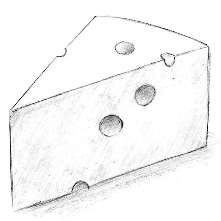 How to Draw a Cheese