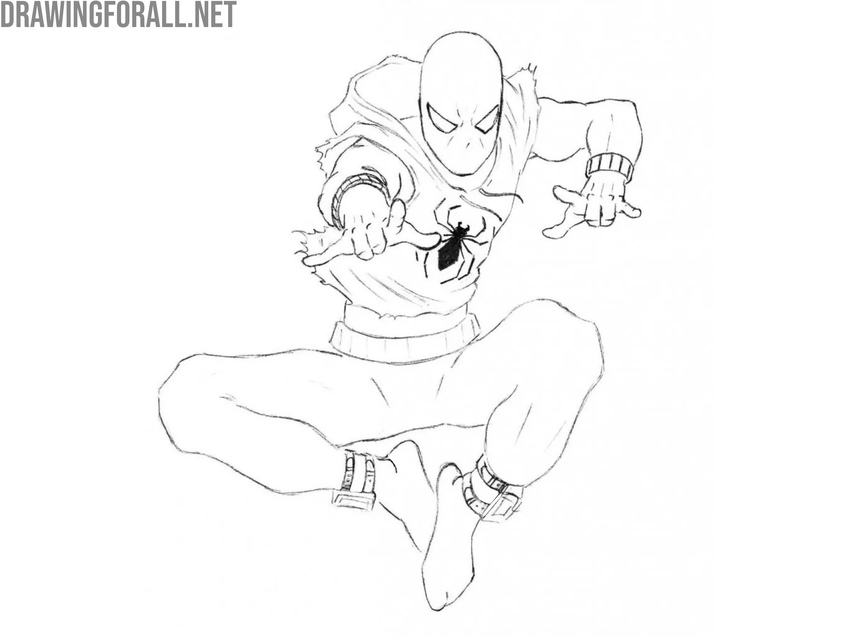 Clean up the drawing and darken outlines