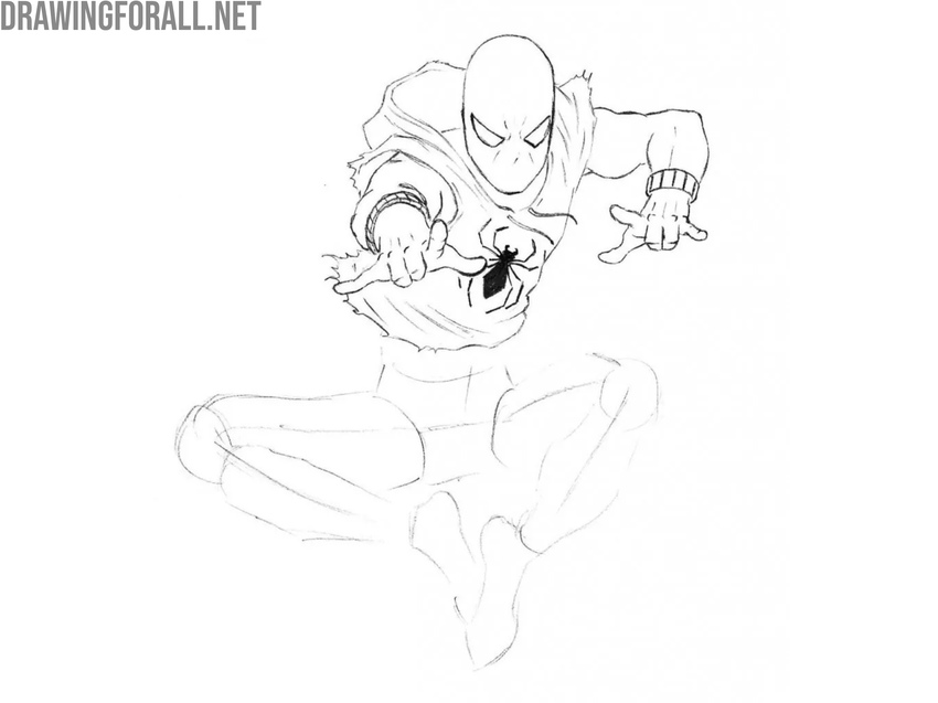 Finalize the superhero’s arms and hands