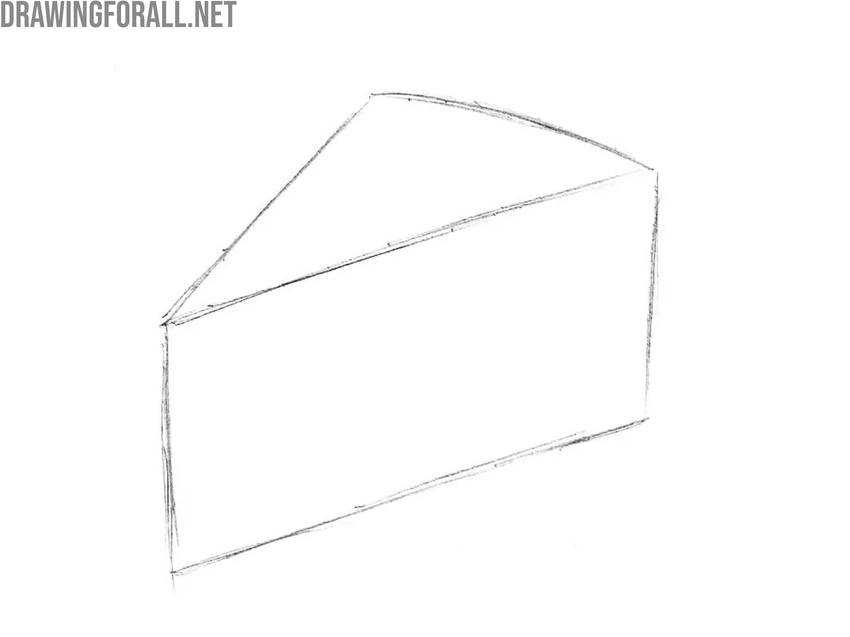 Sketch the upper part of the slice