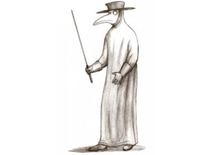 how to draw a plague doctor featured image