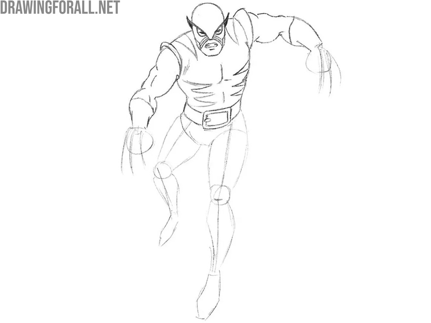 Detail the arms of the X-Man