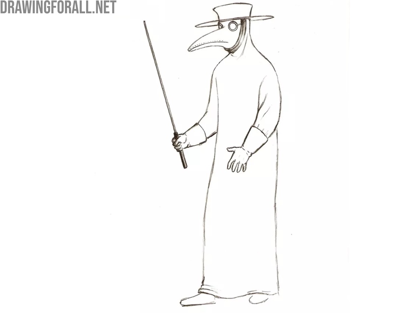 Detail the mask and erase the guidelines