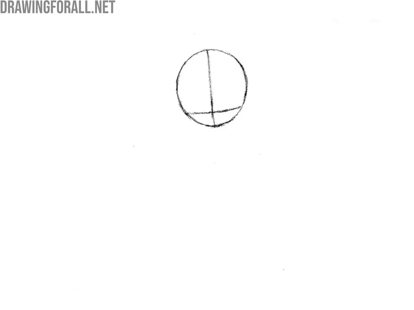 Sketch the head of the pony