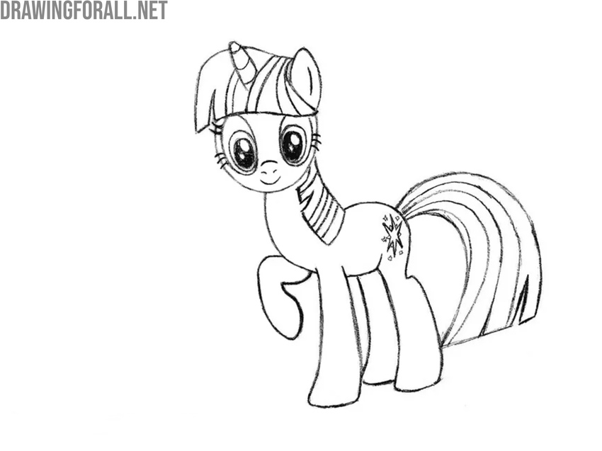 Erase guidelines and add the sparkle logo