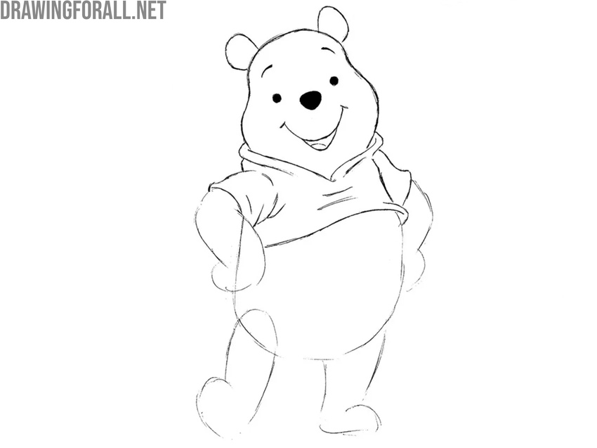 Detail the T-Shirt of the cartoon bear