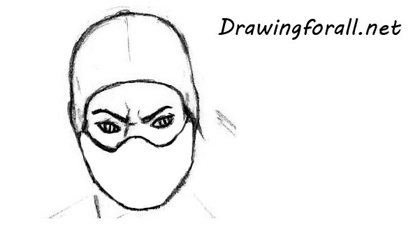 how to draw the mask of reptile