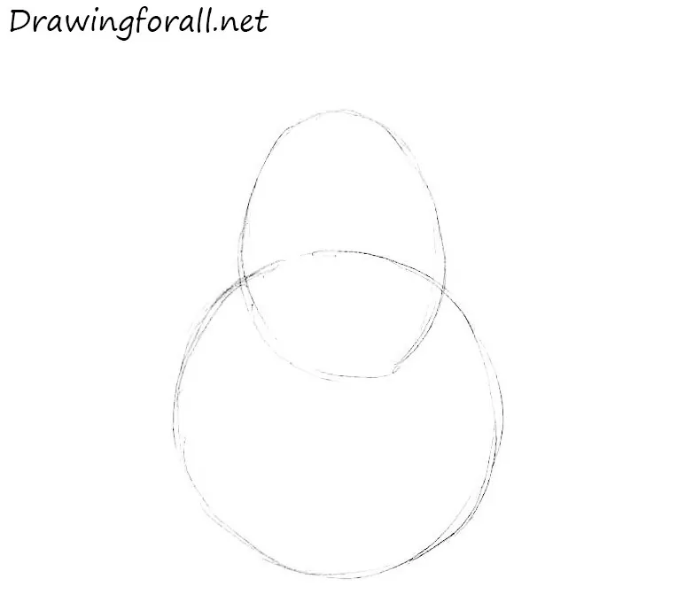 how to draw a pear for beginners
