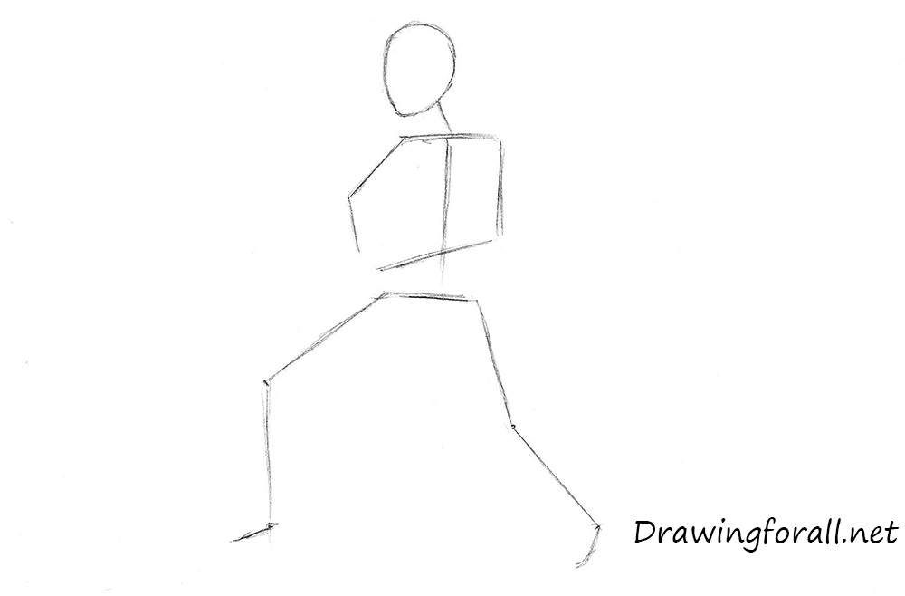 how to draw a samurai