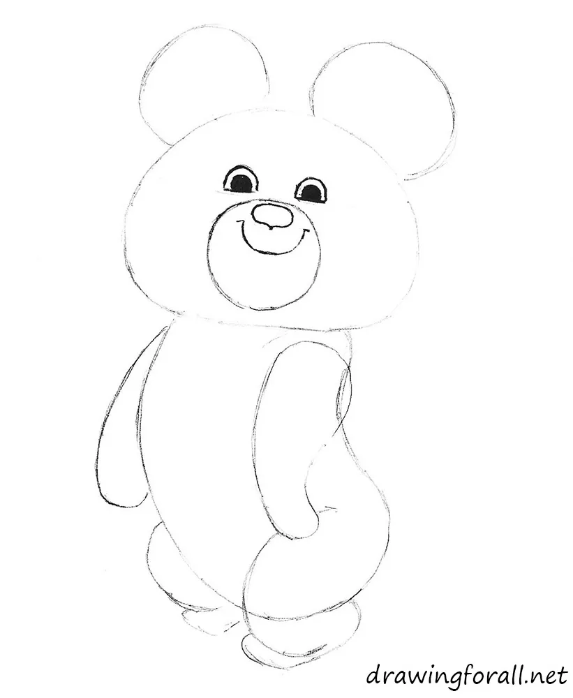 10 how to draw russian bear