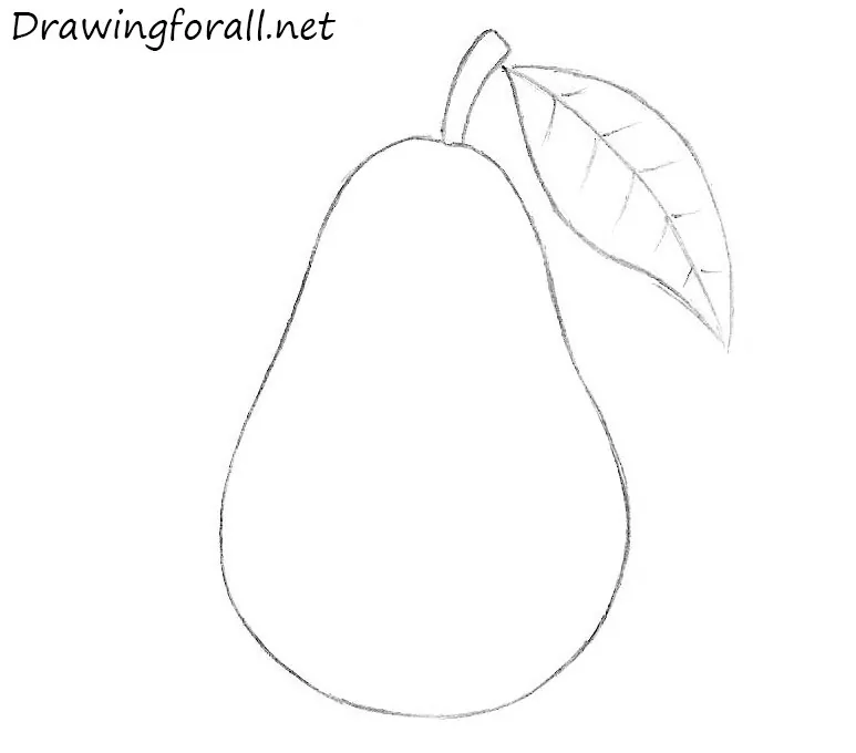 How to Draw a Pear