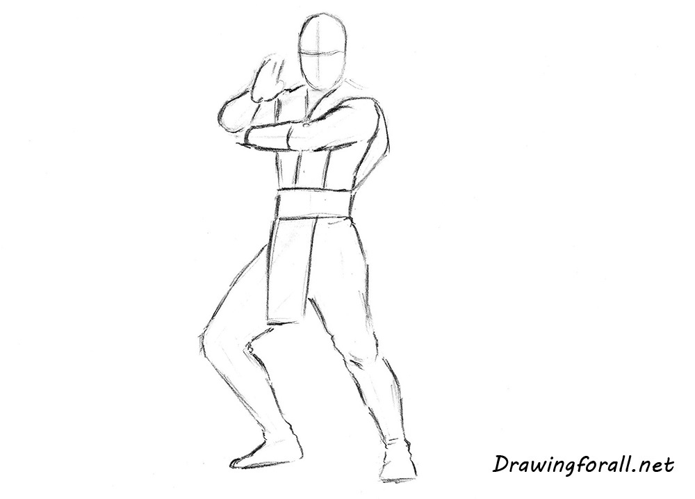 how to draw scorpion with a pencil